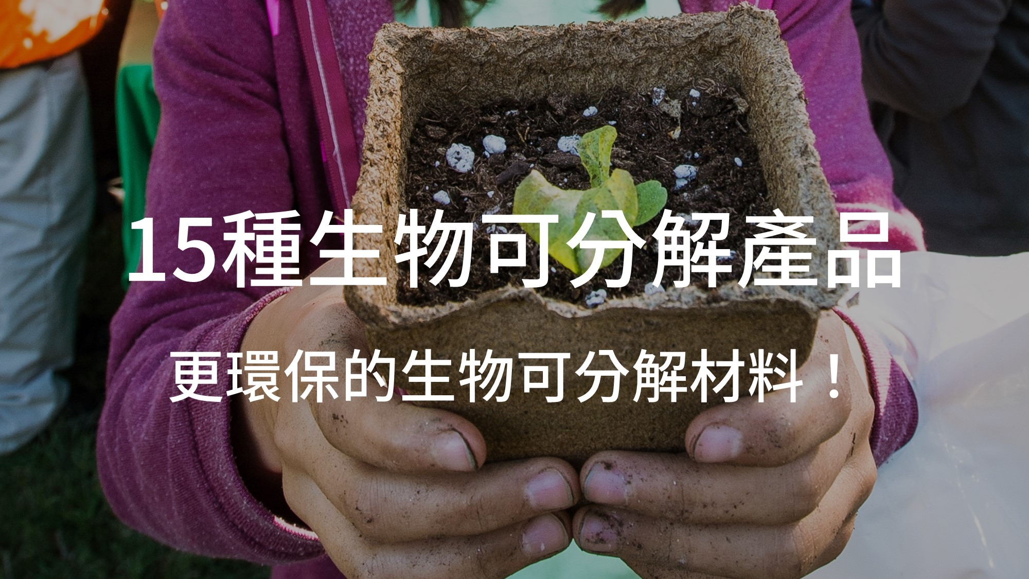 15種生物可分解產品:更環保的生物可分解材料!