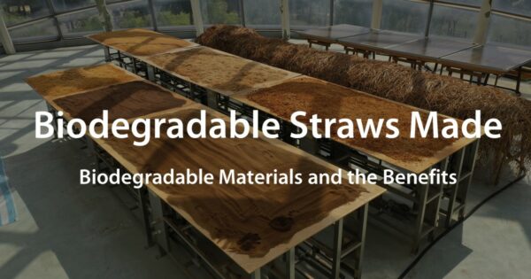 What are Biodegradable Straws Made of Biodegradable Materials and the Benefits
