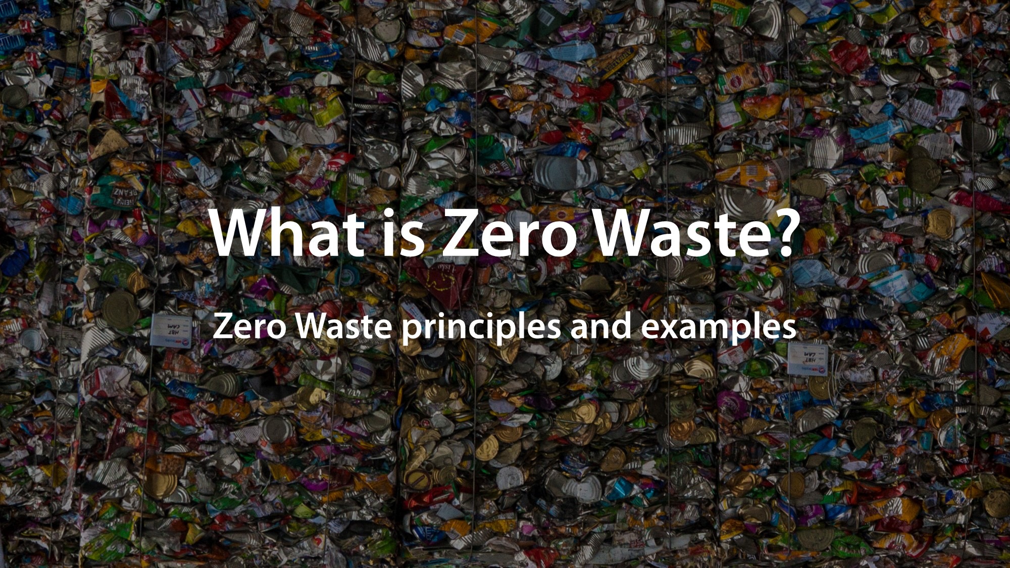 What is Zero Waste? Zero Waste principles and examples