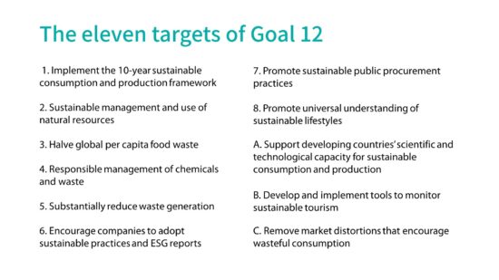 What is Goal 12? Responsible consumption and production - renouvo